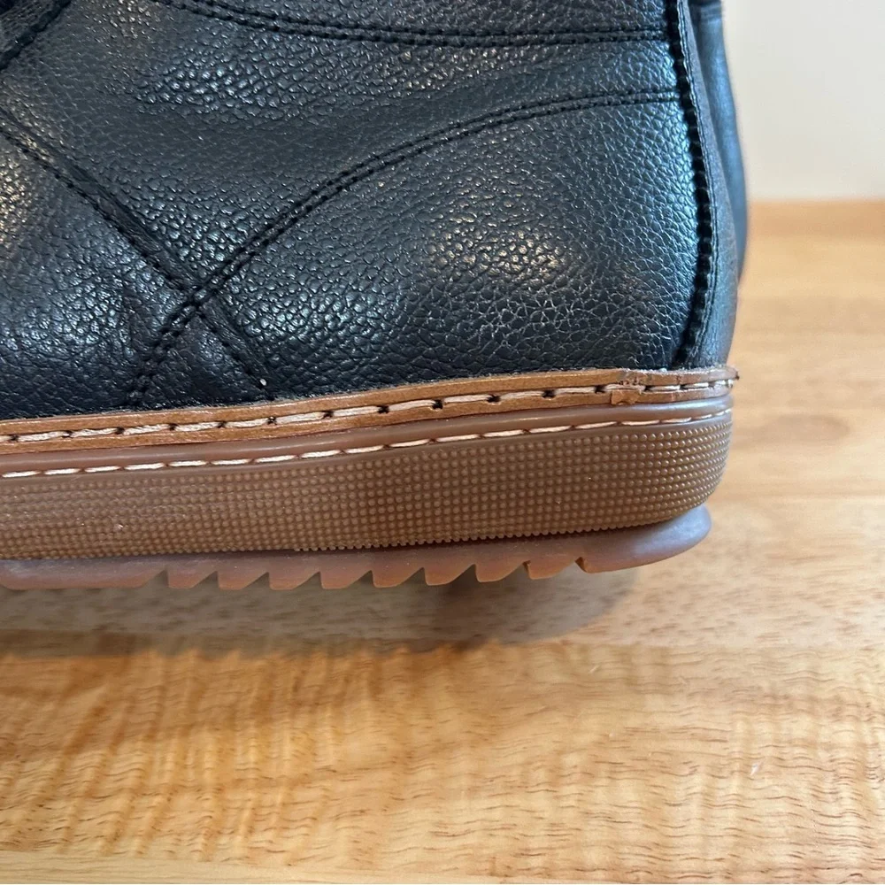 Florsheim Limited Crew Black Leather High Top Sneakers‎ Men’s 11M